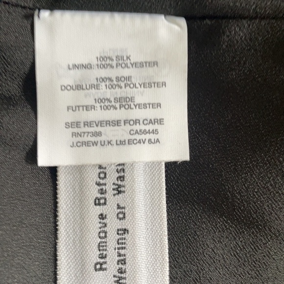 J Crew Abstract Print silk pleated skirt - Picture 7 of 7